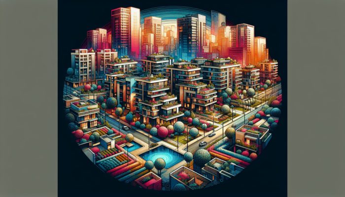 A map of Sandton showcasing top neighbourhoods: modern Morningside, community-focused Rivonia, peaceful Woodmead, family-oriented Bryanston, and upscale Sandown.