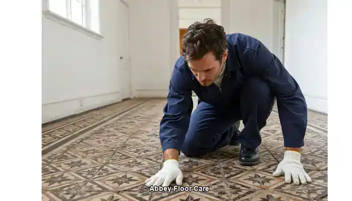 Restoring Original Colour to Victorian Mosaic Tiles