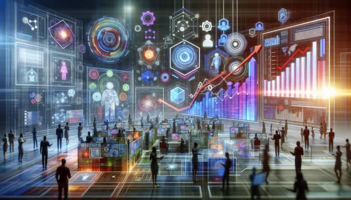 Human VAs in a tech lab analysing consumer feedback, which boosts sales and customer satisfaction.